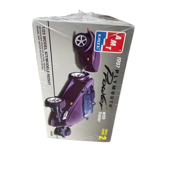 AMT 1997 VTG Plymouth Power With Trailer Vehicle Model Kit SKU 9501 - Picture 4 of 7